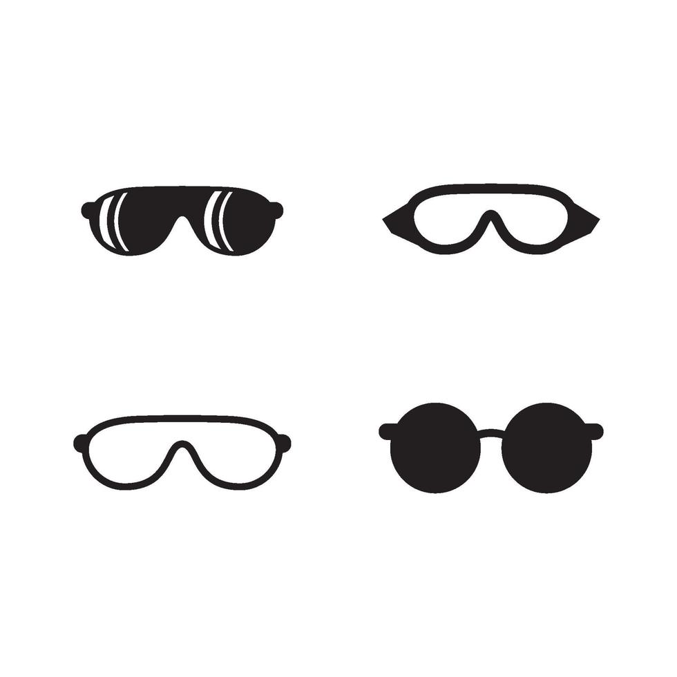 illustration d'images logo lunettes vecteur