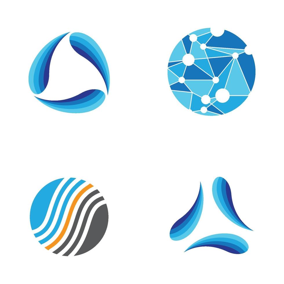 illustration d'images abstraites logo vecteur