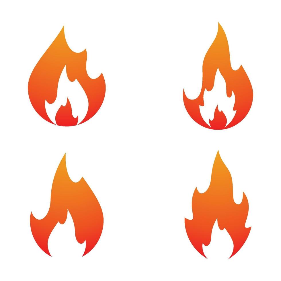 images de logo de feu vecteur