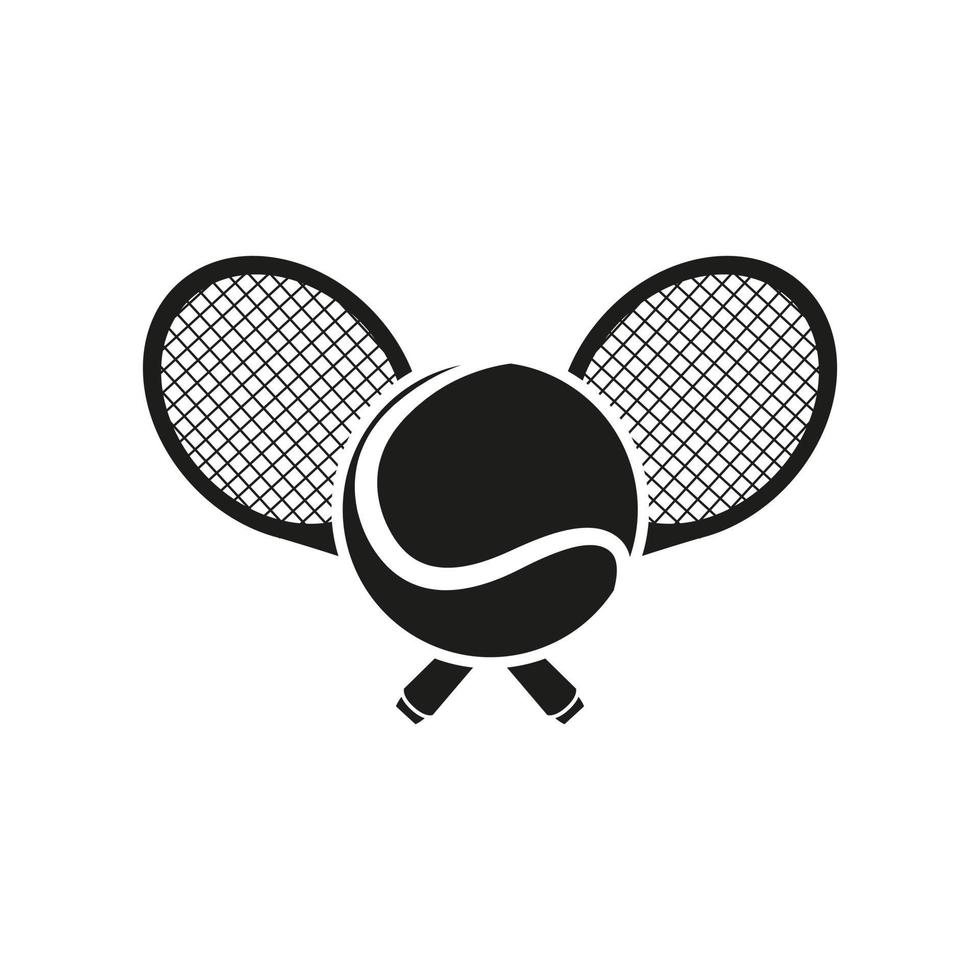 tennis icône vecteur. tennis raquette illustration signe. sport symbole ou logo. vecteur