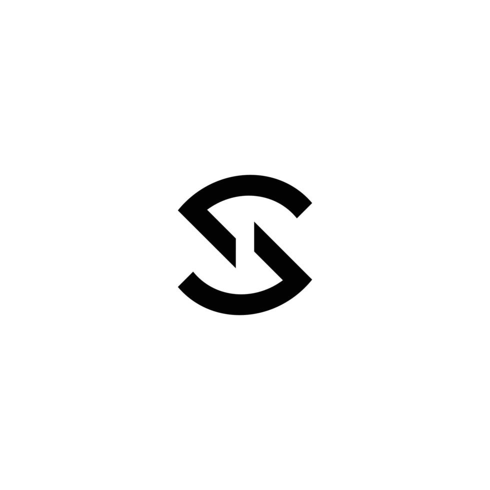 s logo initiales vecteur
