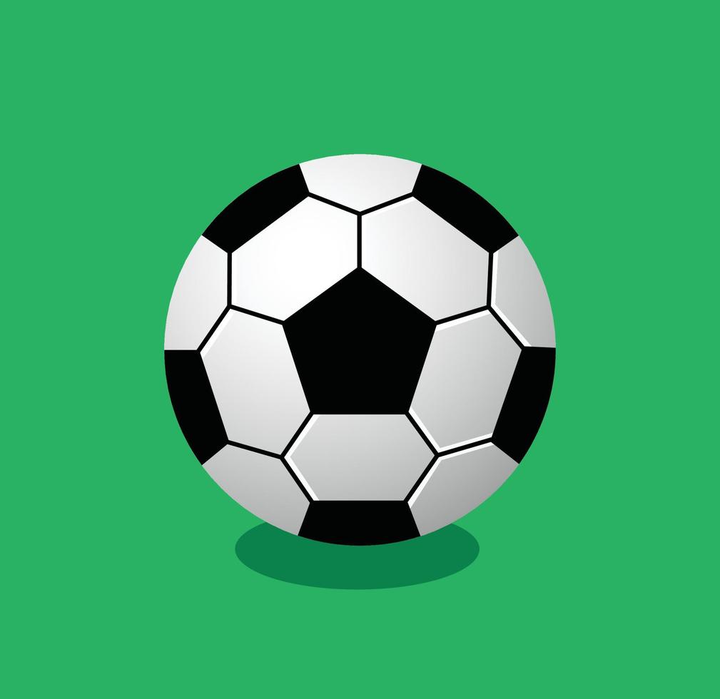 Football Balle isolé vecteur illustration