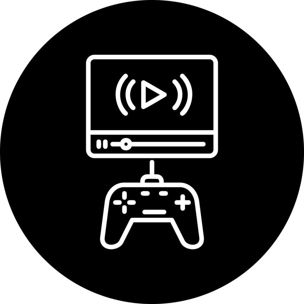 icône de vecteur de jeu vidéo