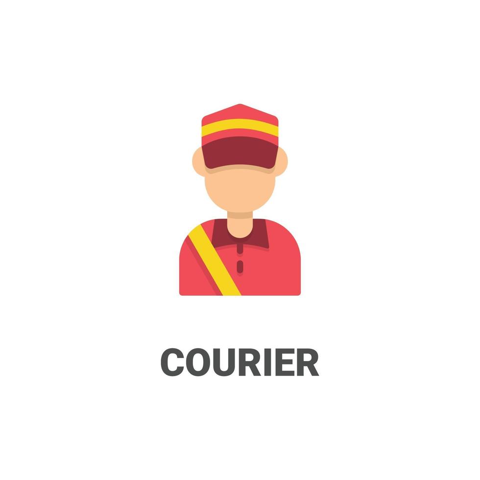 icône de vecteur de courrier avatar de la collection d'avatar. illustration de style plat, parfaite pour votre site Web, application, projet d'impression, etc.