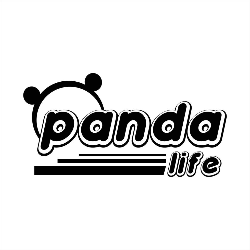 Panda T-shirt conception vecteur