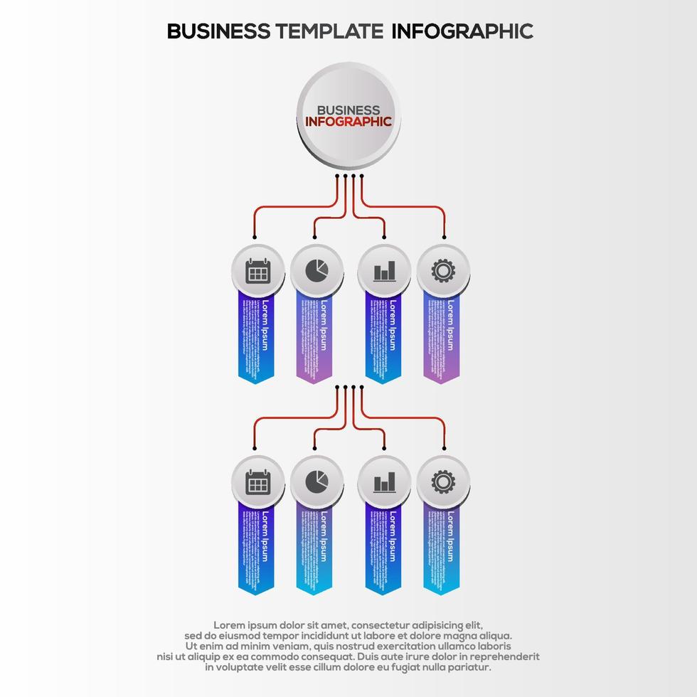 prime vecteur pente infographie pas modèle