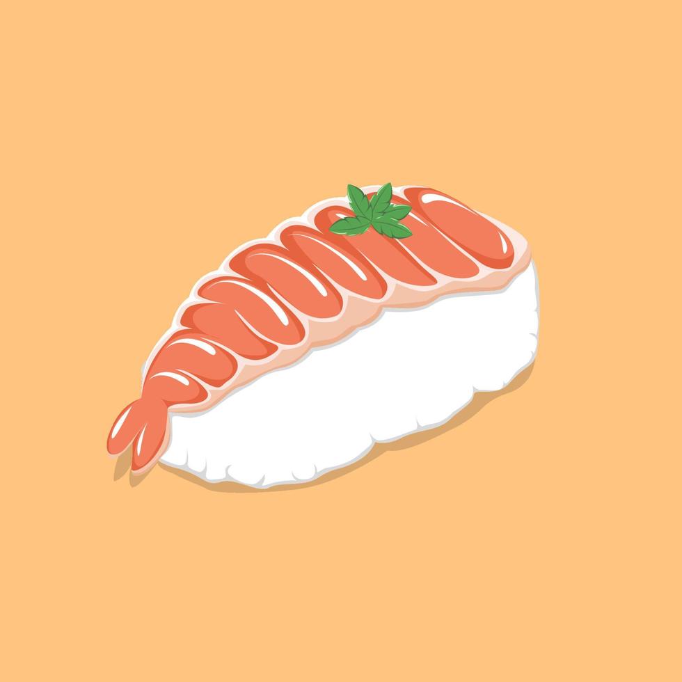 illustration vectorielle de sushi cuisine japonaise vecteur