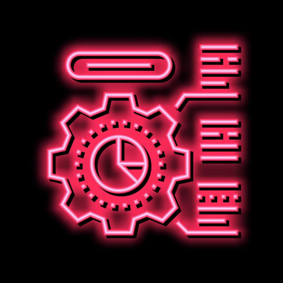 illustration vectorielle de l'icône de couleur de processus de travail des employés vecteur