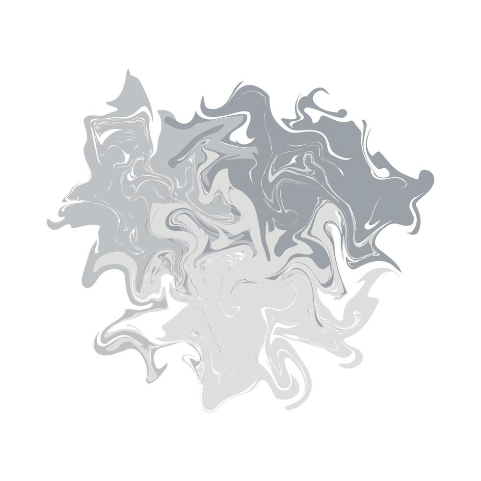 abstrait gris liquide Contexte sur blanc vecteur