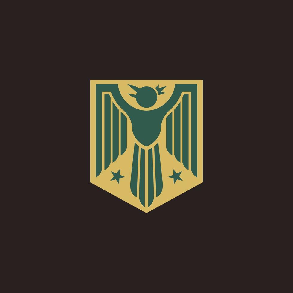logo d'oiseau simple vecteur