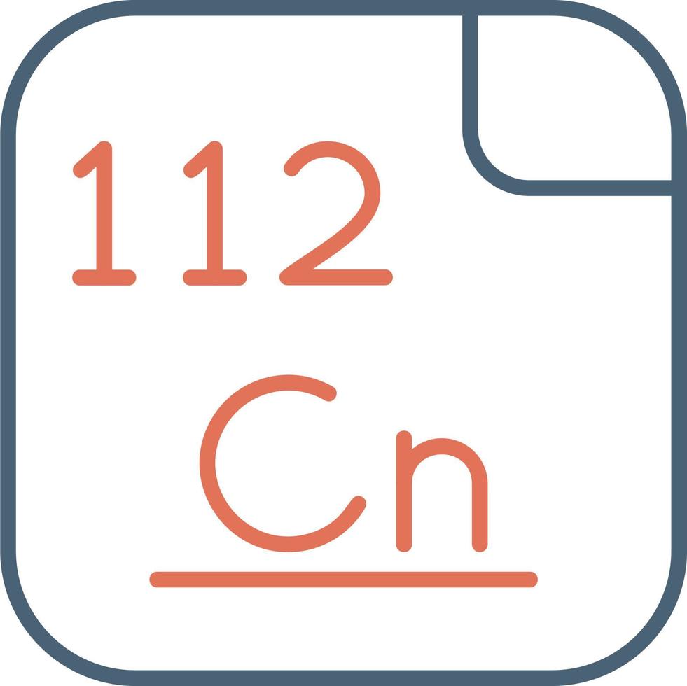 copernicium vecteur icône