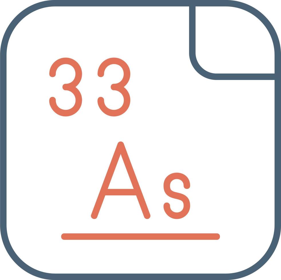 arsenic vecteur icône