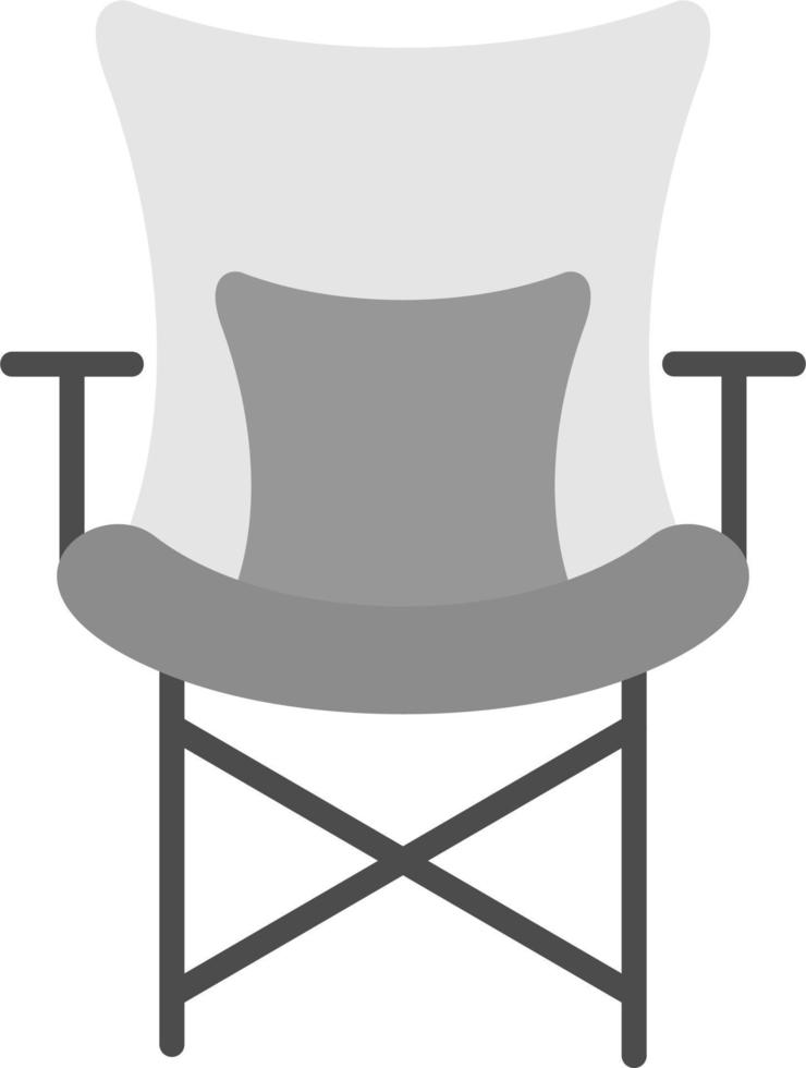 camping chaise vecteur icône