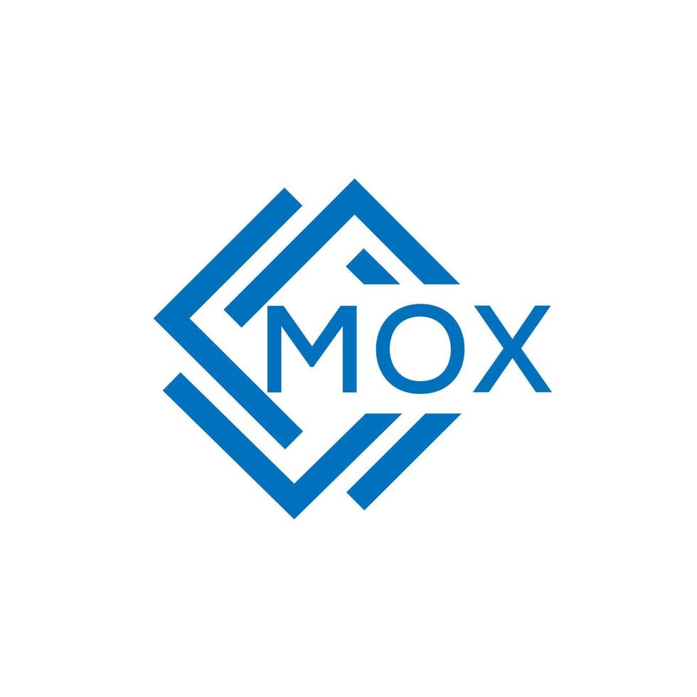 mox Créatif cercle lettre logo concept. mox lettre design.mox lettre logo conception sur blanc Contexte. mox Créatif cercle lettre logo concept. mox lettre conception. vecteur