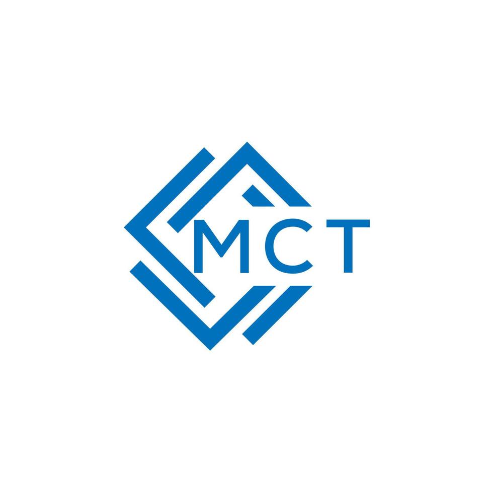 mct lettre logo conception sur blanc Contexte. mct Créatif cercle lettre logo concept. mct lettre conception. vecteur