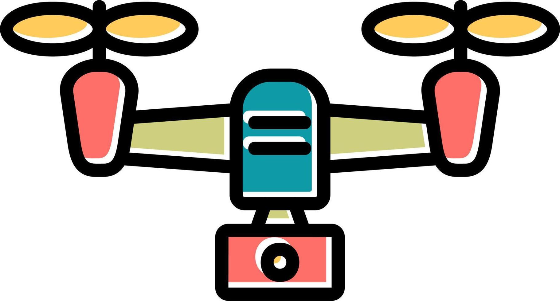 5g drone vecteur icône