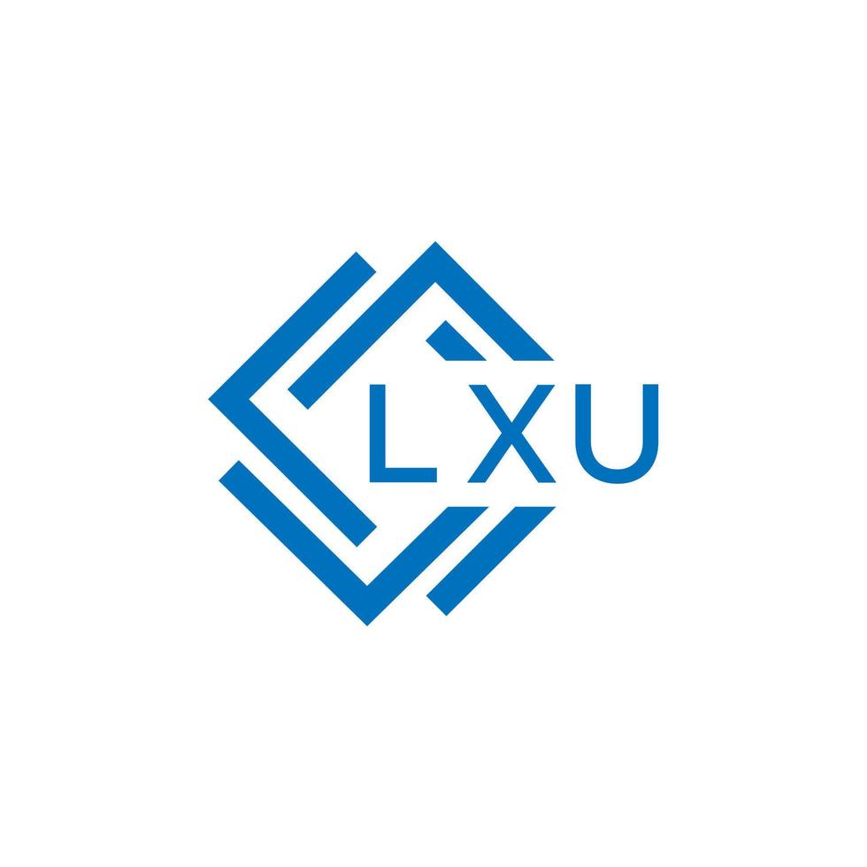 lxu Créatif cercle lettre logo concept. lxu lettre design.lxu lettre logo conception sur blanc Contexte. lxu Créatif cercle lettre logo concept. lxu lettre conception. vecteur