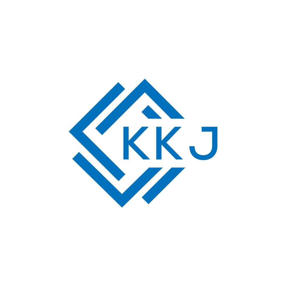 kkj lettre logo conception sur blanc Contexte. kkj Créatif cercle lettre logo concept. kkj lettre conception. vecteur