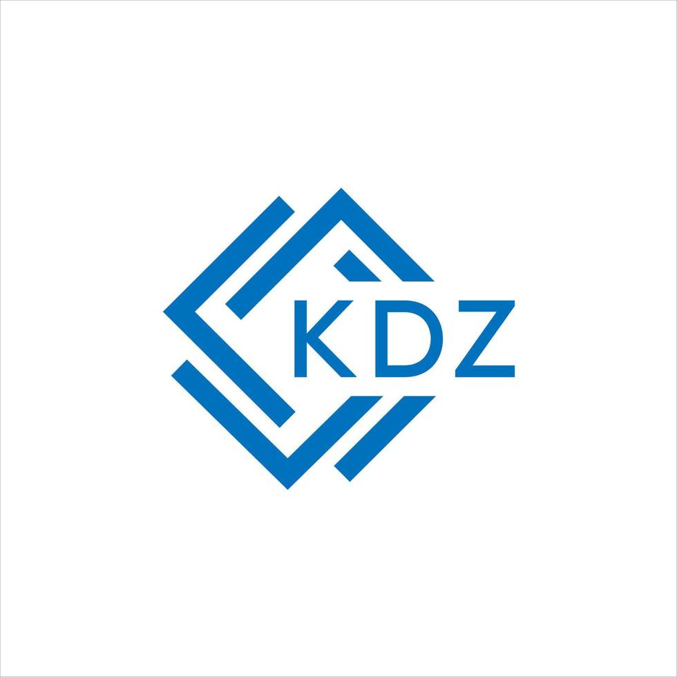 kdz lettre conception. vecteur