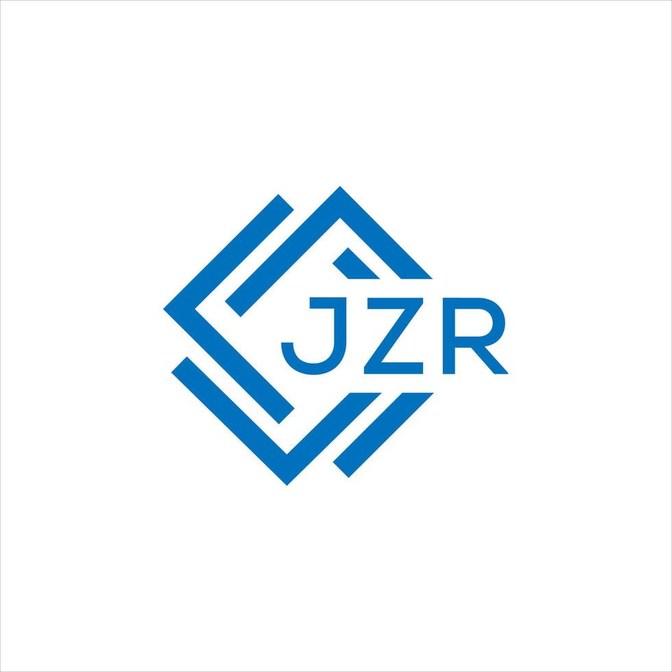 jzr Créatif cercle lettre logo concept. jzr lettre conception. vecteur