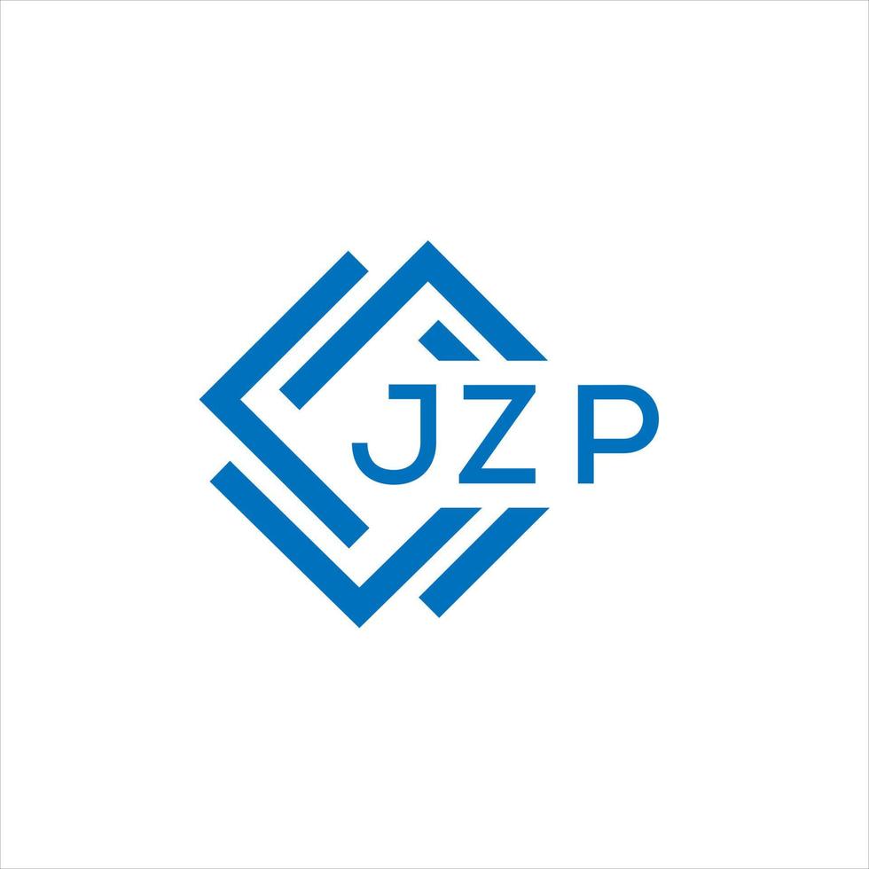 jzp lettre logo conception sur blanc Contexte. jzp Créatif cercle lettre logo concept. jzp lettre conception. vecteur