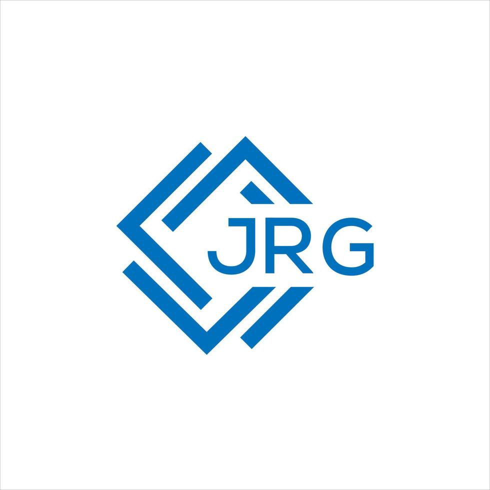 JRG lettre logo conception sur blanc Contexte. JRG Créatif cercle lettre logo concept. JRG lettre conception. vecteur