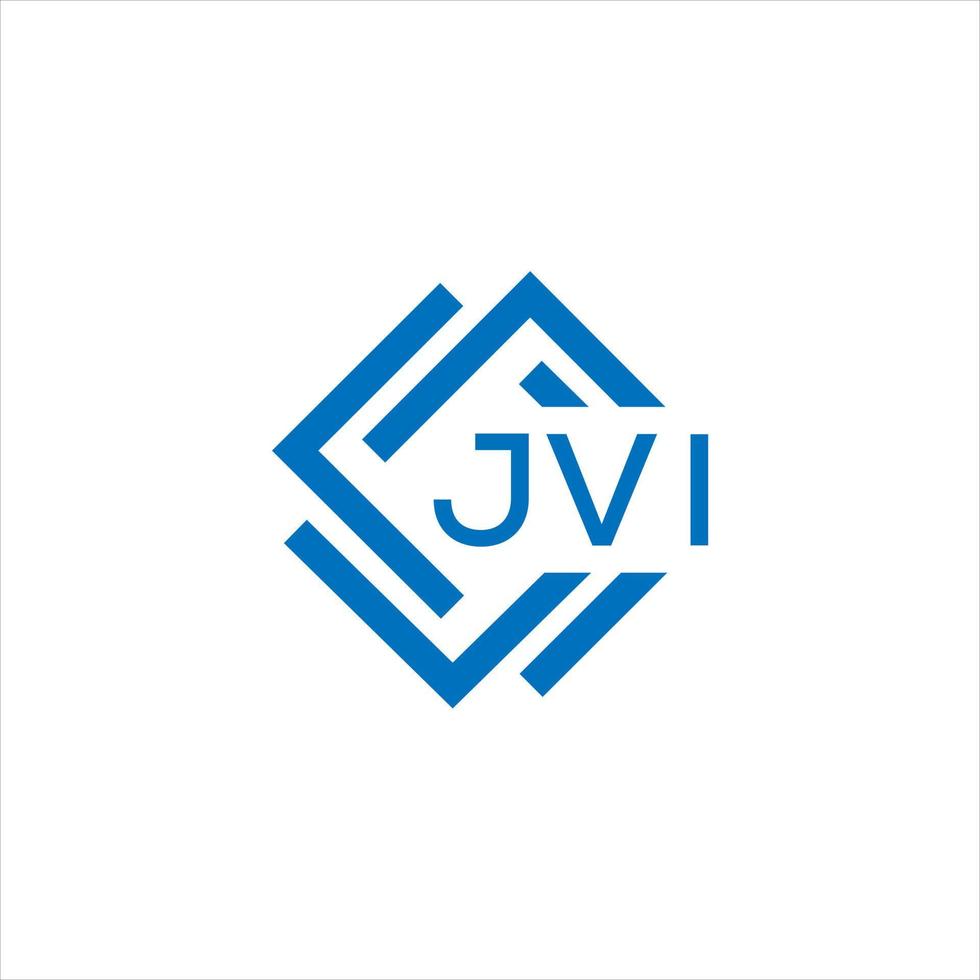 jvi lettre logo conception sur blanc Contexte. jvi Créatif cercle lettre logo concept. jvi lettre conception. vecteur