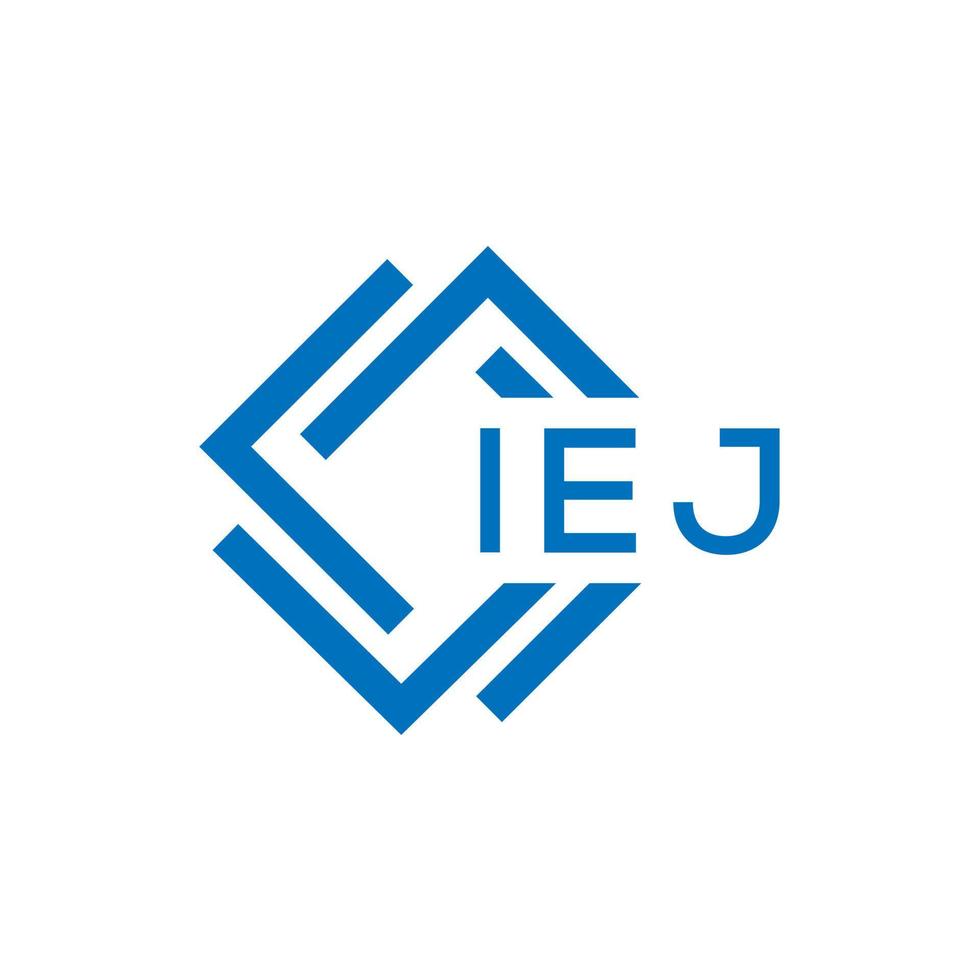 iej lettre logo conception sur blanc Contexte. iej Créatif cercle lettre logo concept. iej lettre conception. vecteur