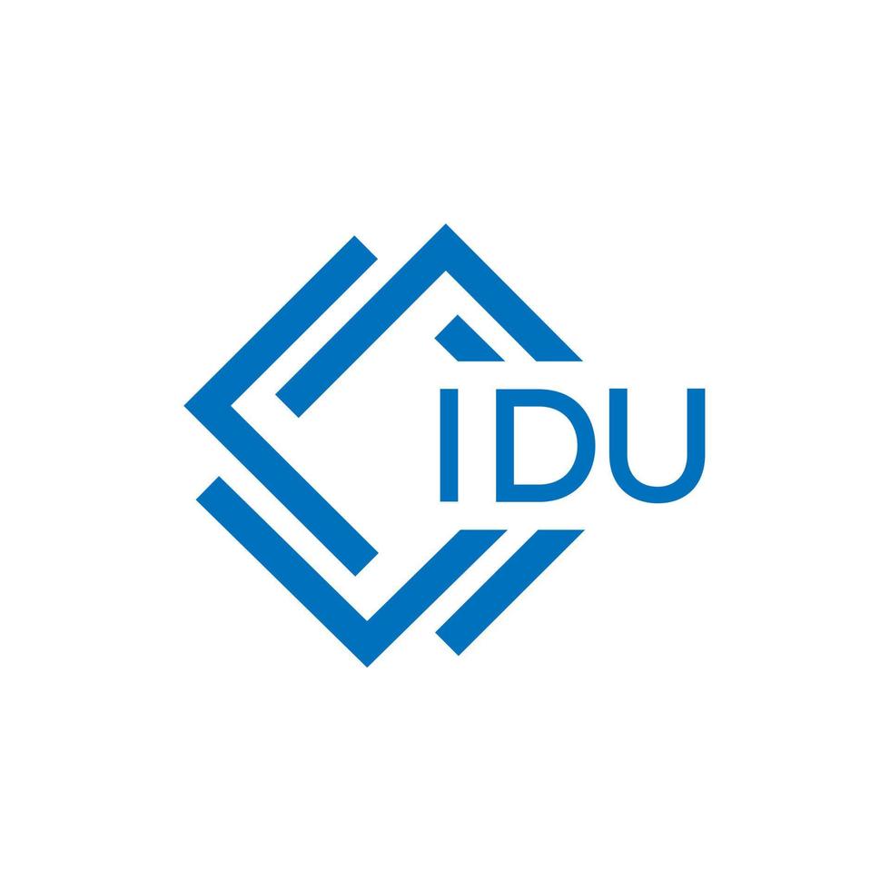 UDI lettre logo conception sur blanc Contexte. UDI Créatif cercle lettre logo concept. UDI lettre conception. vecteur