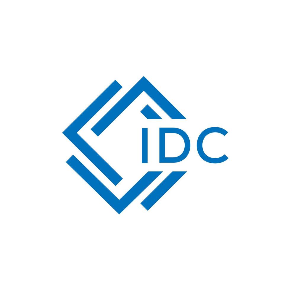 idc Créatif cercle lettre logo concept. idc lettre conception. vecteur