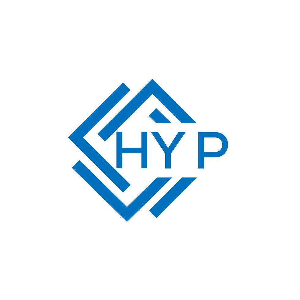 hype lettre logo conception sur blanc Contexte. hype Créatif cercle lettre logo concept. hype lettre conception. vecteur