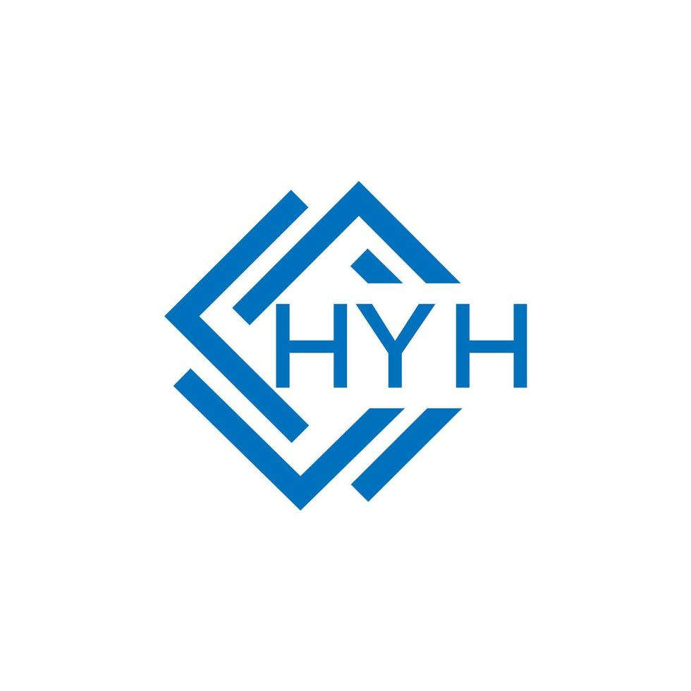 hyh Créatif cercle lettre logo concept. hyh lettre design.hyh lettre logo conception sur blanc Contexte. hyh Créatif cercle lettre logo concept. hyh lettre conception. vecteur