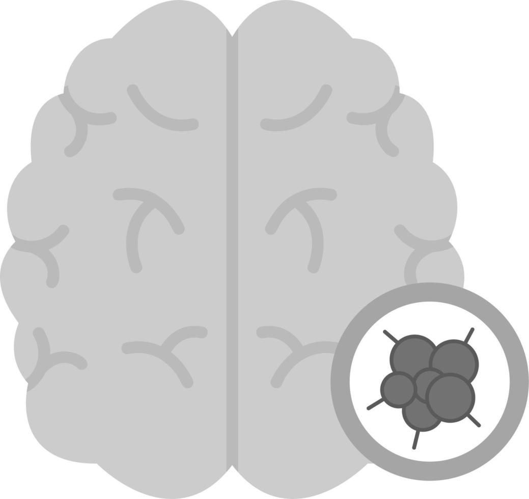 cerveau cancer vecteur icône