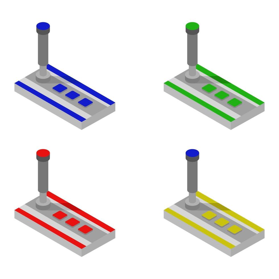 manette de jeu sur fond blanc vecteur