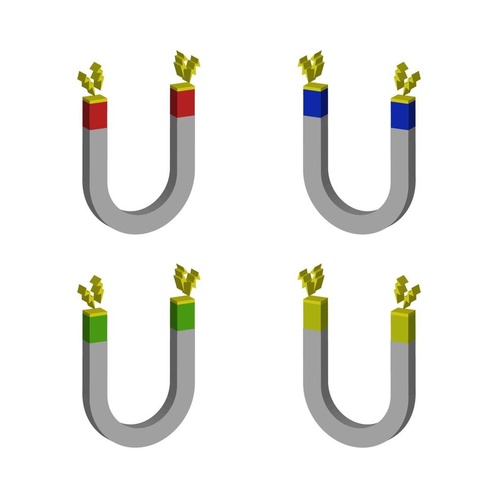 jeu d'aimants isométriques vecteur