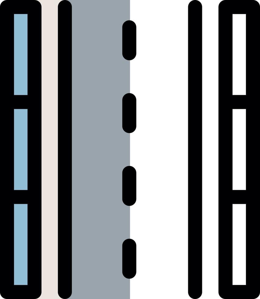 conception d'icône de vecteur d'autoroute