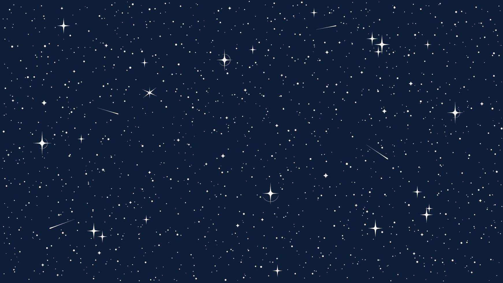 étoilé nuit ciel espace, galaxie sans couture modèle vecteur