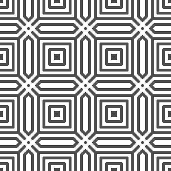 motif abstrait de formes carrées hexagonales octogonales sans soudure. motif géométrique abstrait à des fins de conception diverses. vecteur