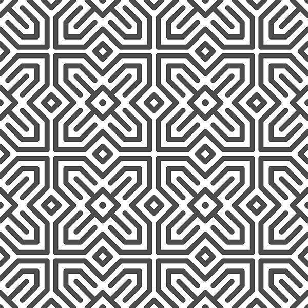 motif abstrait de formes carrées étoile arabe hexagonale sans soudure. motif géométrique abstrait à des fins de conception diverses. vecteur