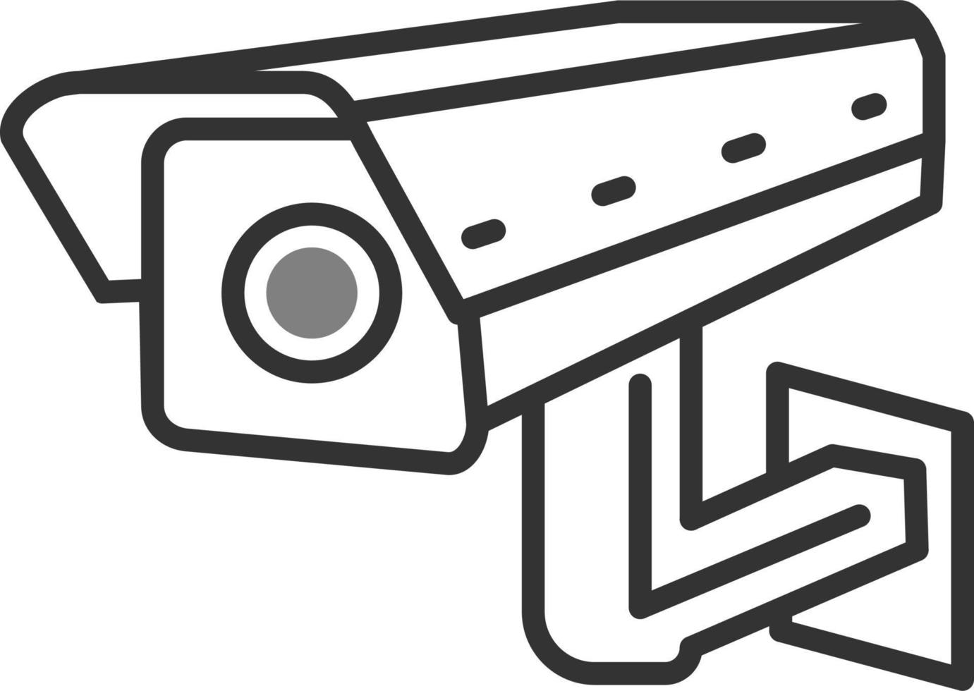 icône de vecteur de caméra de vidéosurveillance