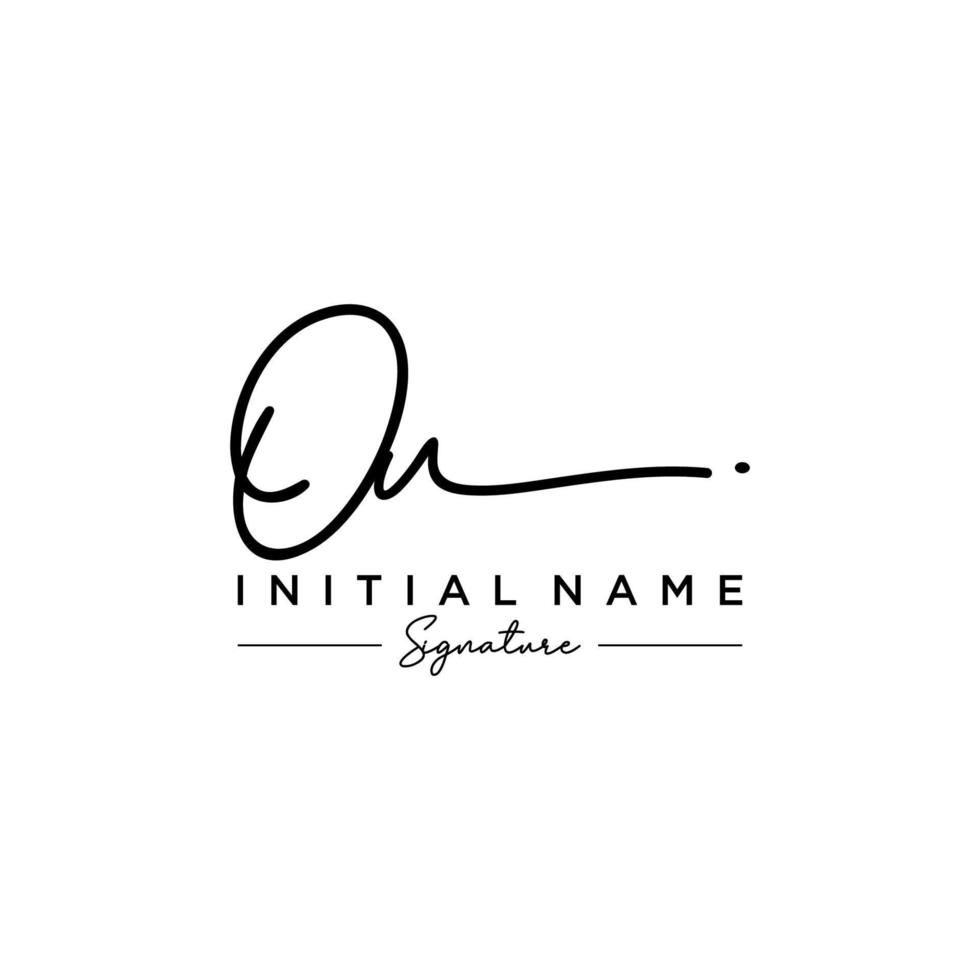 lettre ou signature logo template vecteur