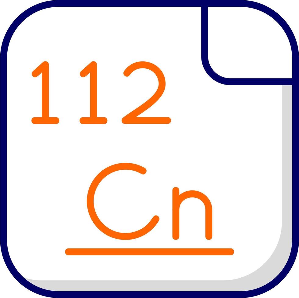 copernicium vecteur icône