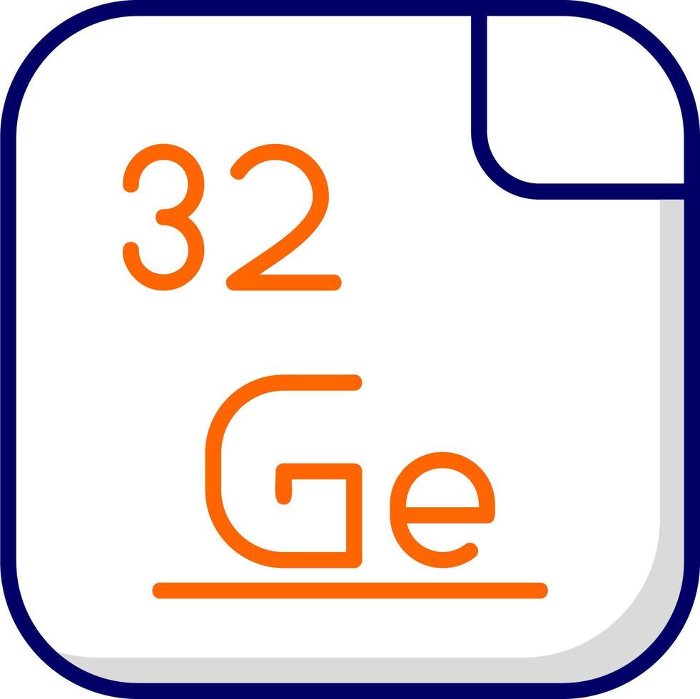 germanium vecteur icône