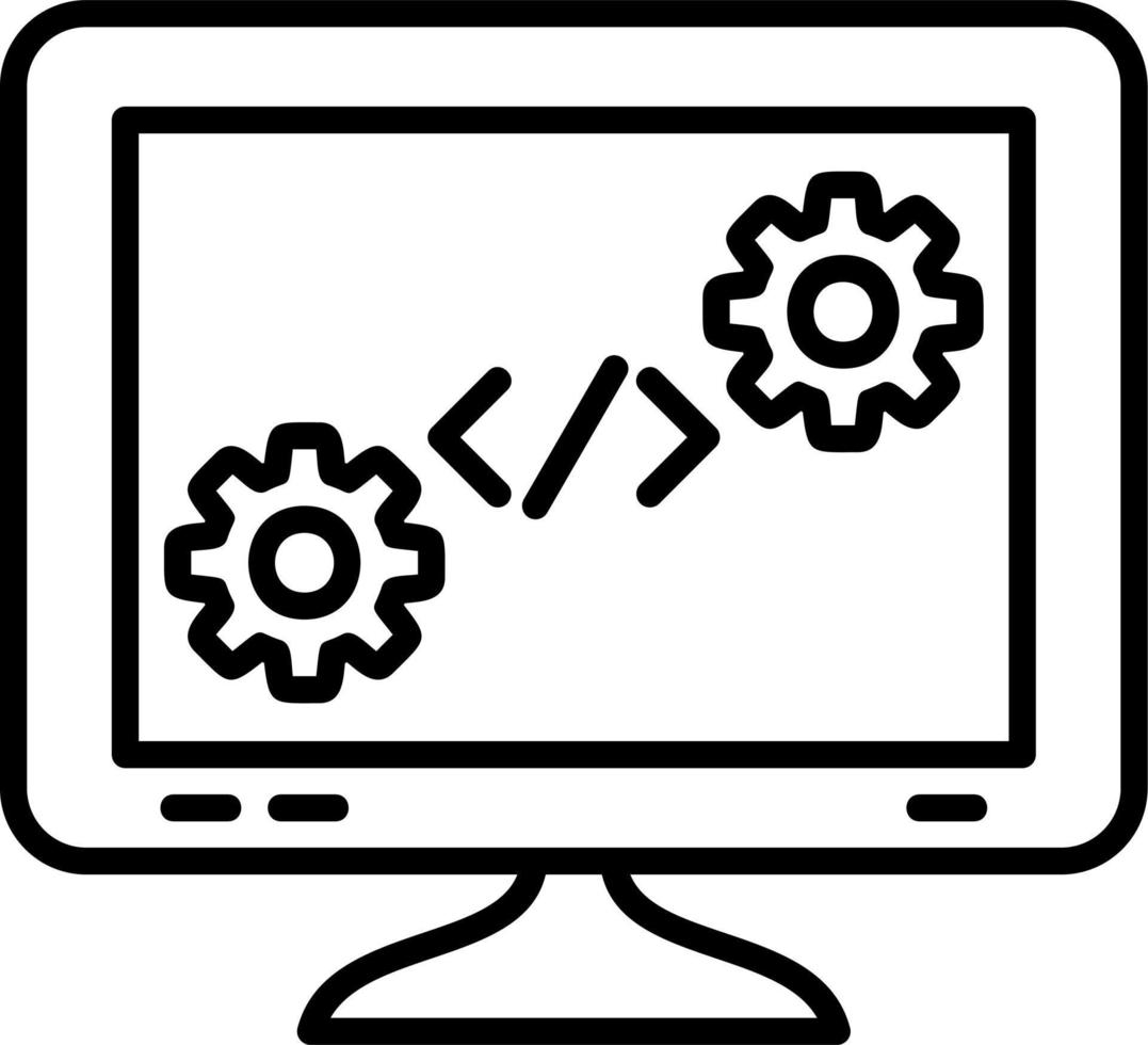 icône de vecteur de programmation