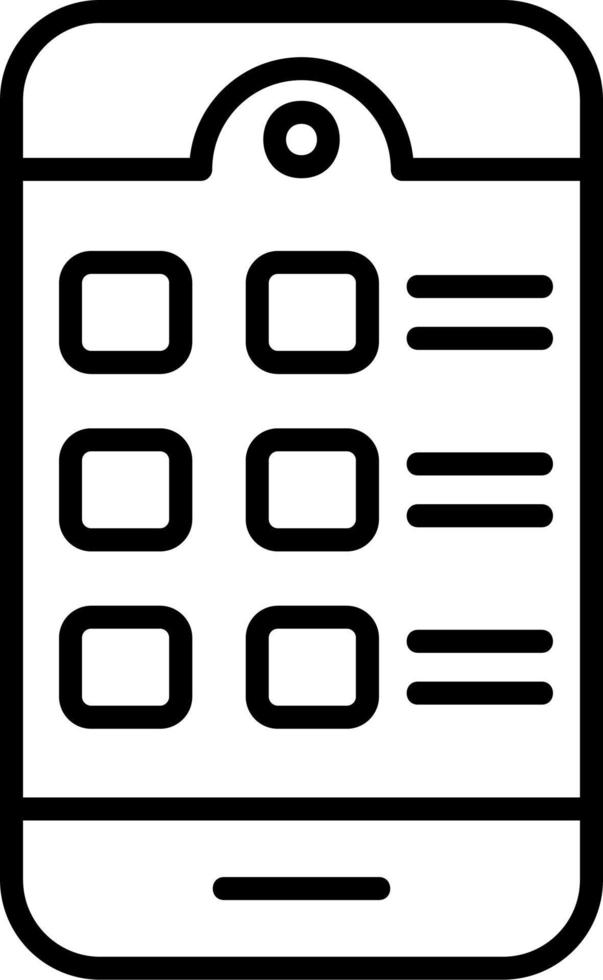 icône de vecteur d'application mobile