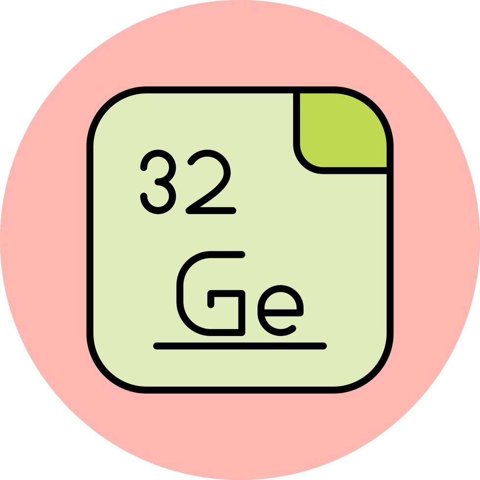 germanium vecteur icône