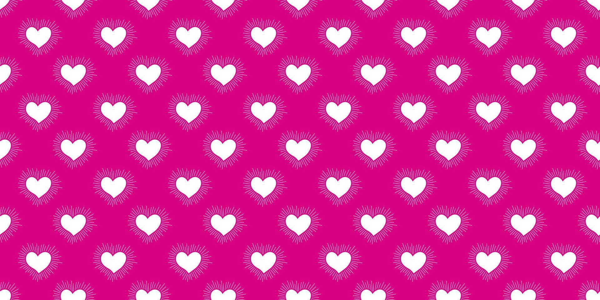 magnifique modèle cœur. géométrique mignonne style cœur vecteur, sucré romance modèle main tiré mignonne pour décorer le mariage carte pour la Saint-Valentin jour, bébé, fille, l'amour concept. rose et rouge Couleur vecteur