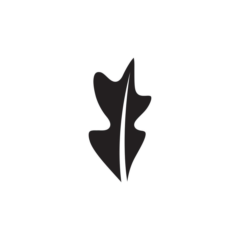 asbtract feuille logo conception concept isolé sur blanc Contexte. vecteur