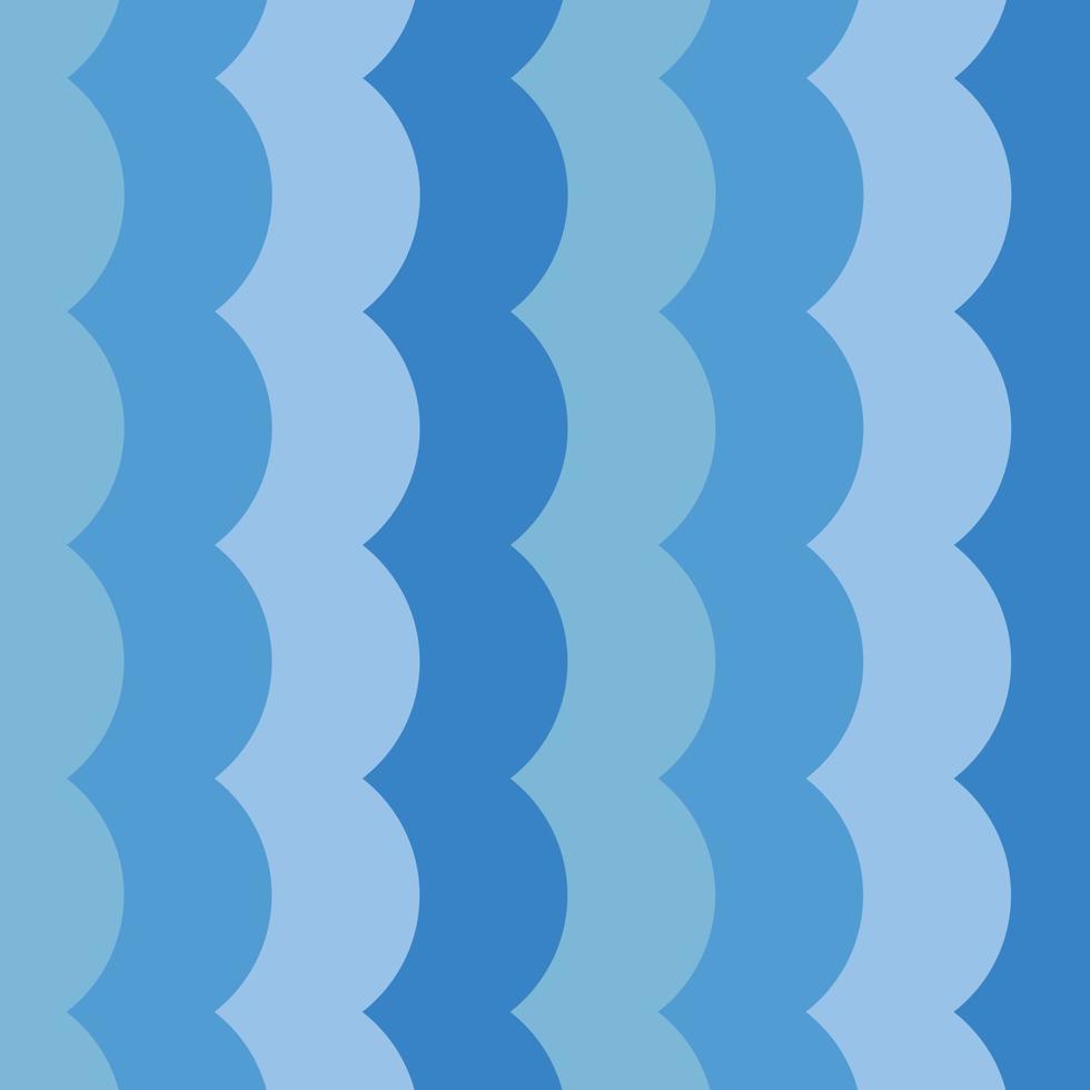 vecteur en tissu modèle illustration Contexte abstrait courbe motifs mignonne courbe faire de cercle tout bleu pastel Couleur Ton mer l'eau fond d'écran.