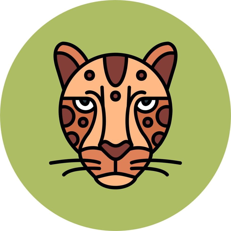 icône de vecteur de guépard